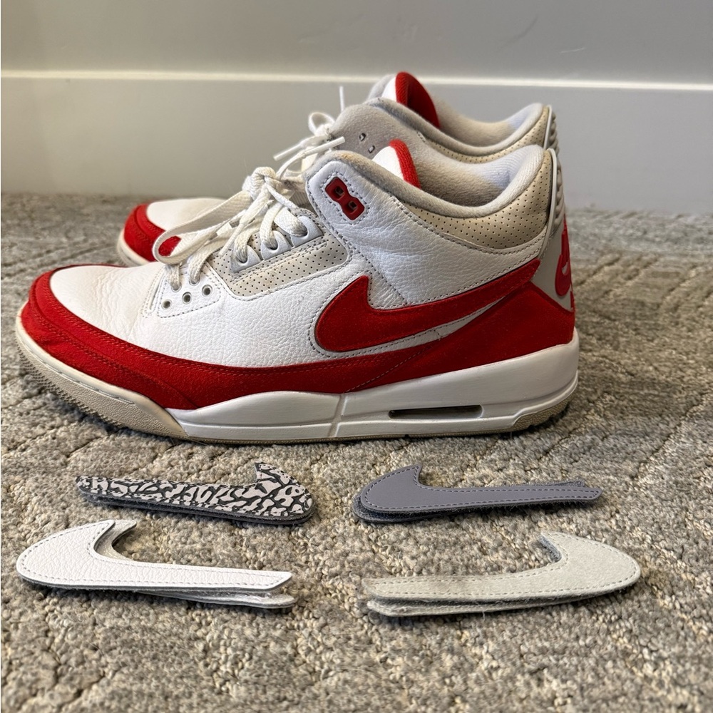 Jordan Retro 3 - Tinker (white and red)